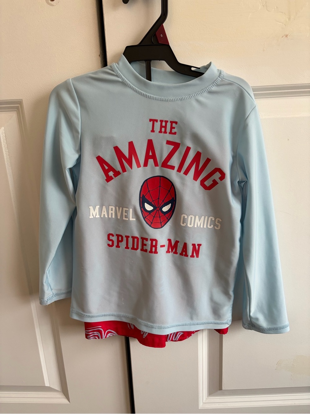boy’s 4T spiderman swim set